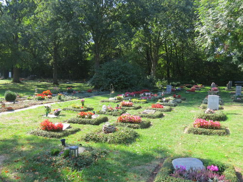 Urnengrabstätten auf dem Nordfriedhof in Kassel