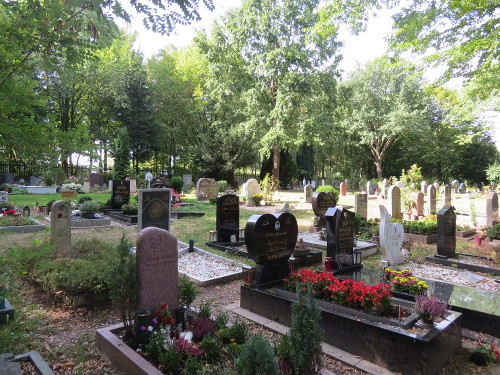 Einzelgrabstätten auf dem Westfriedhof in Kassel