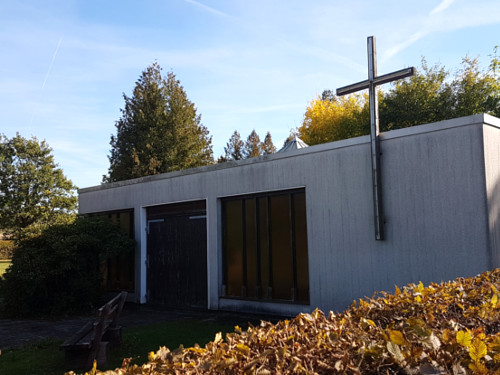 Friedhofskapelle auf dem Friedhof in Escherode